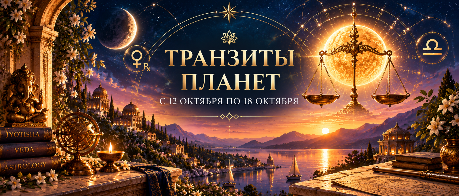 Транзиты планет с 12 октября по 18 октября 2026 года